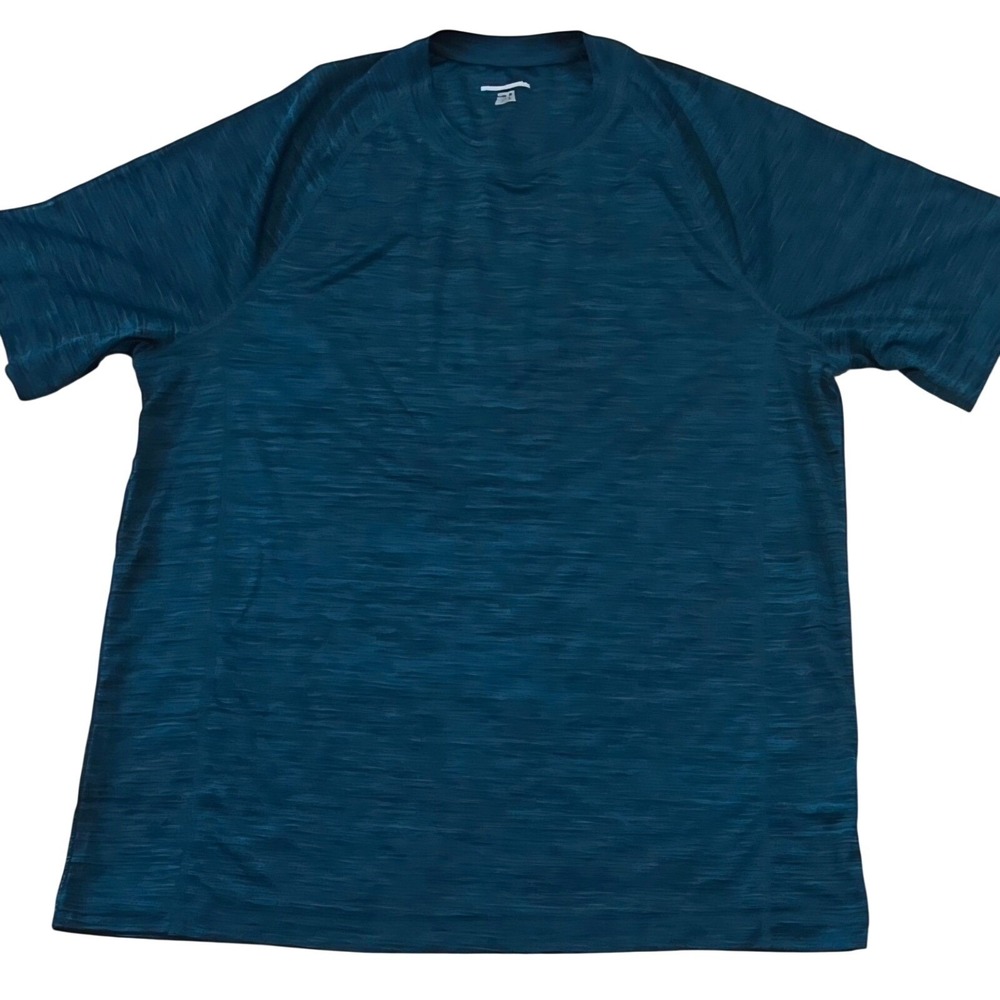 Amazon‎ Essentials Mens Size XL Performance Tech Tee Heathered Teal T-Shirt